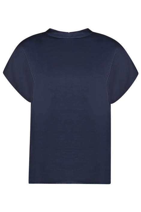Geisha blauwe dames t-shirt | Vooraanzicht