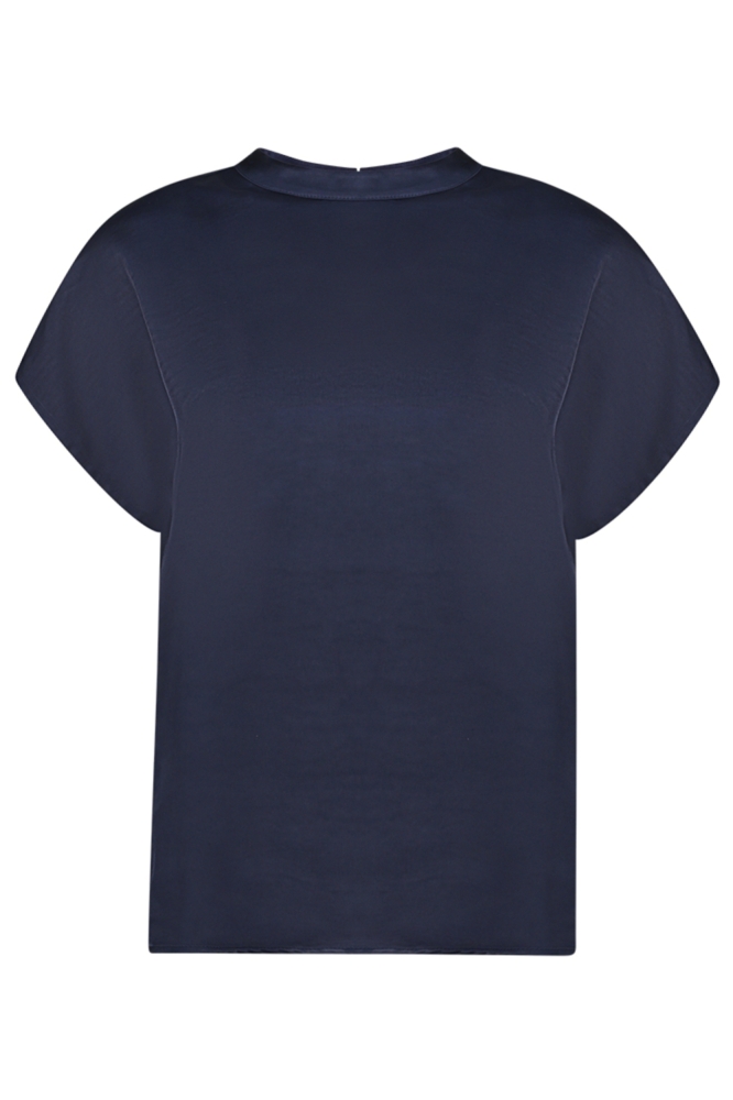 Geisha blauwe dames t-shirt | Vooraanzicht