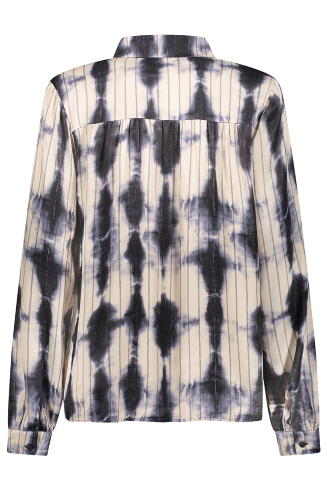 Geisha beige dames blouse | Achteraanzicht