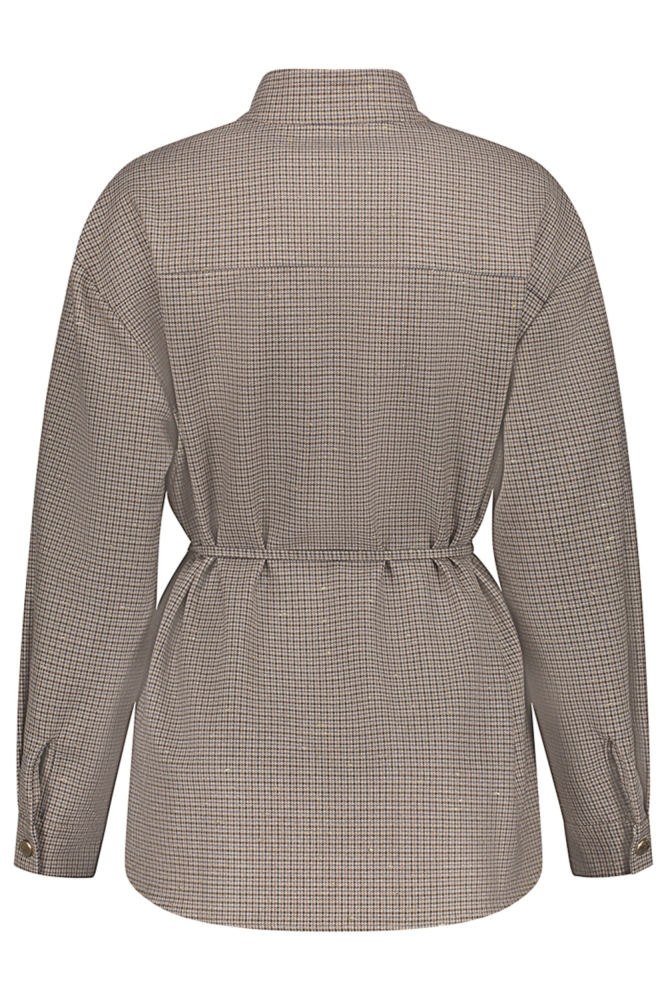 Geisha beige dames blouse | Achteraanzicht
