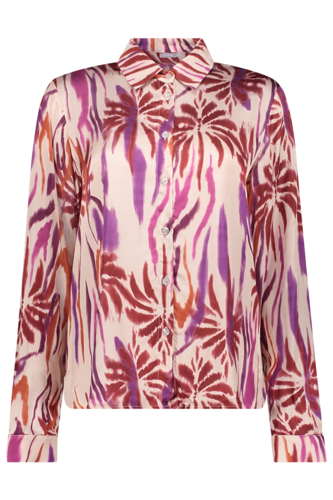 Geisha ecru dames blouse | Vooraanzicht