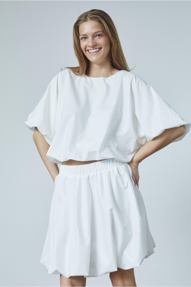 SisterS point witte dames t-shirt | Model vooraanzicht