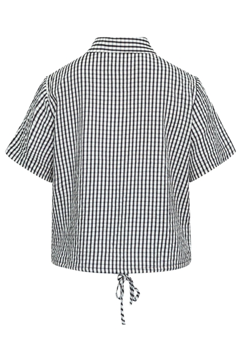 SisterS point zwarte dames blouse | Achteraanzicht