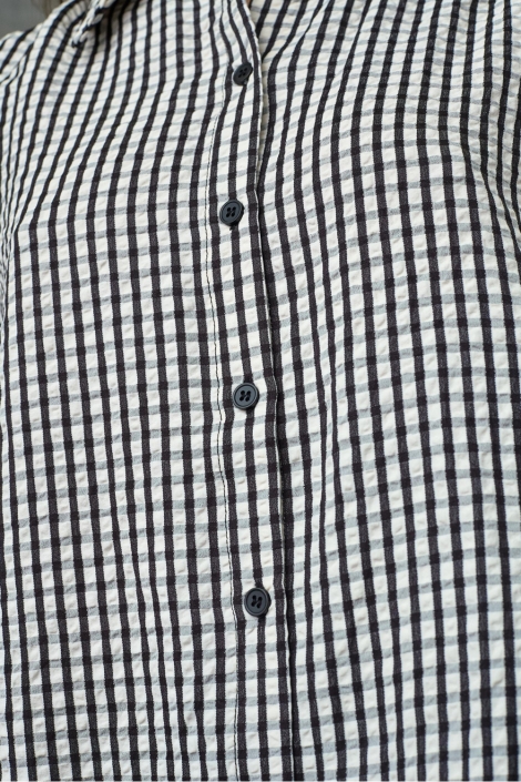 SisterS point zwarte dames blouse | Kleurstaal