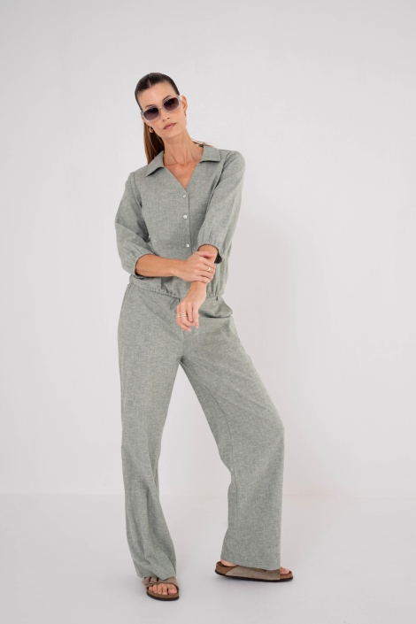 Maicazz groene dames blouse | Model