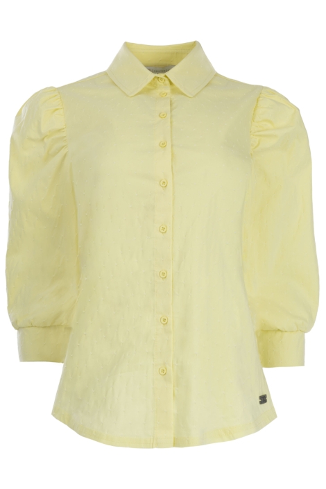TQ Amsterdam gele dames blouse | Vooraanzicht