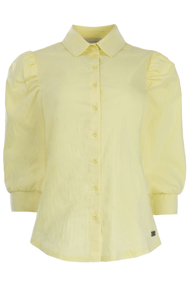 TQ Amsterdam gele dames blouse | Vooraanzicht