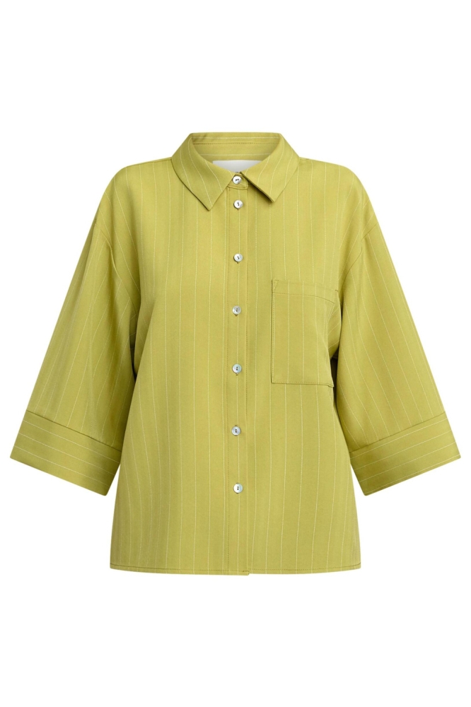 SisterS point groene dames blouse | Vooraanzicht
