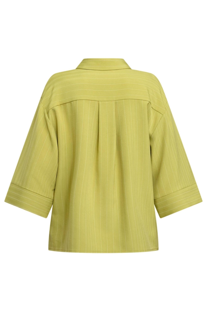 SisterS point groene dames blouse | Achteraanzicht