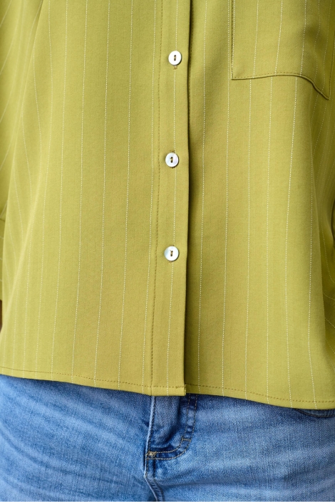 SisterS point groene dames blouse | Close up