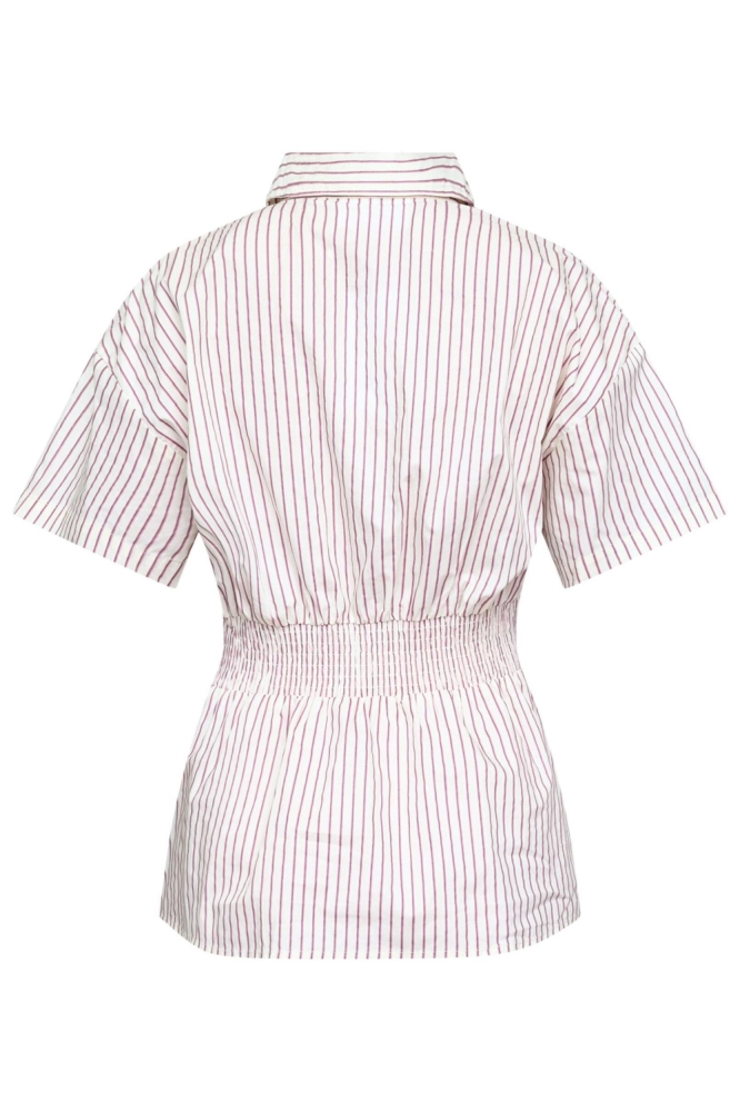 SisterS point beige dames blouse | Achteraanzicht