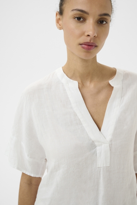 Part Two witte dames blouse | Close up