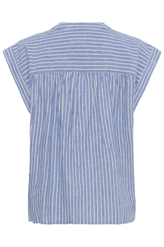 Part Two blauwe dames blouse | Achteraanzicht