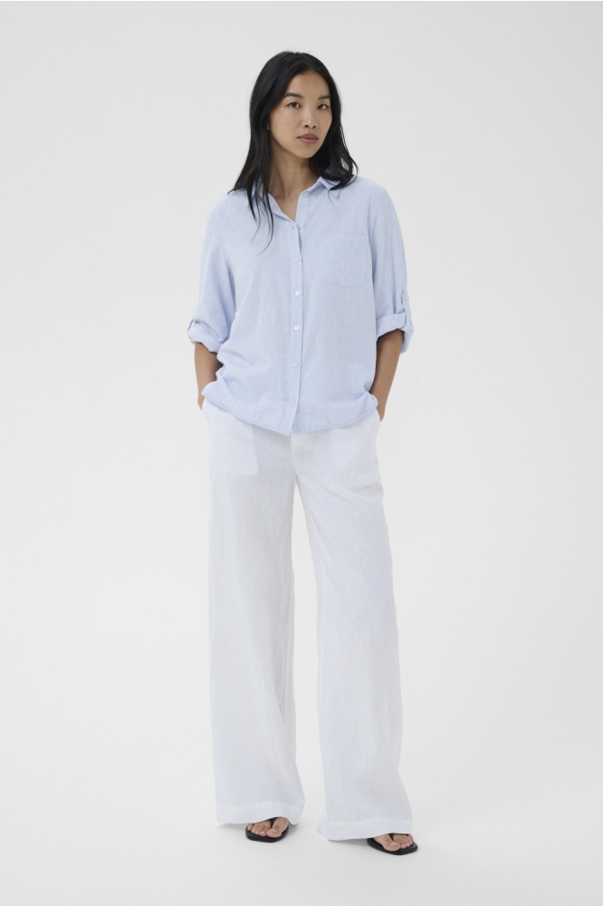 Part Two blauwe dames blouse | Model