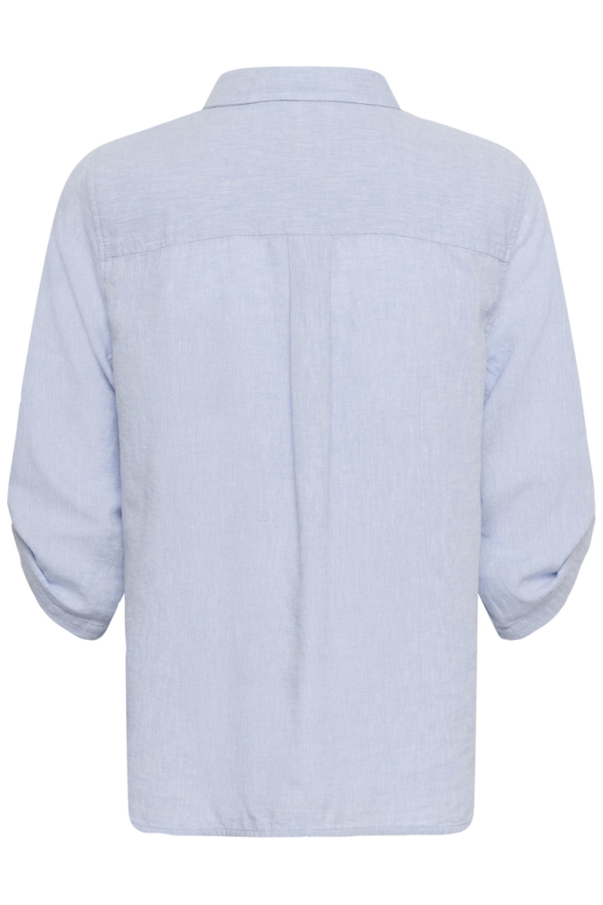 Part Two blauwe dames blouse | Achteraanzicht