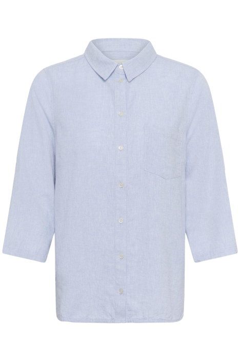 Part Two blauwe dames blouse | Vooraanzicht