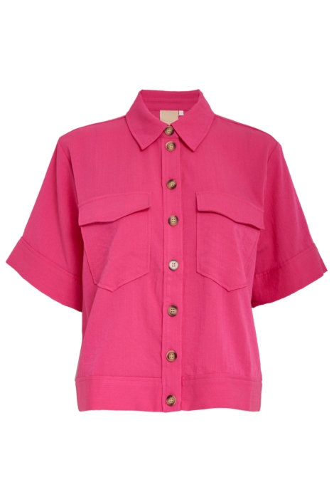 Peppercorn roze dames blouse | Vooraanzicht