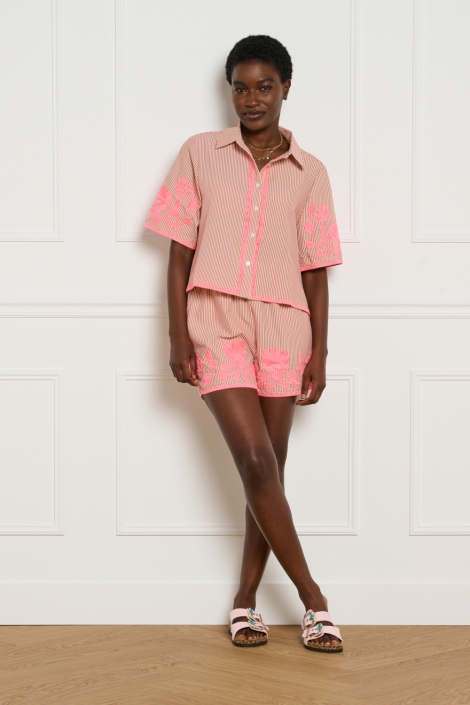 LolaLiza beige dames blouse | Model