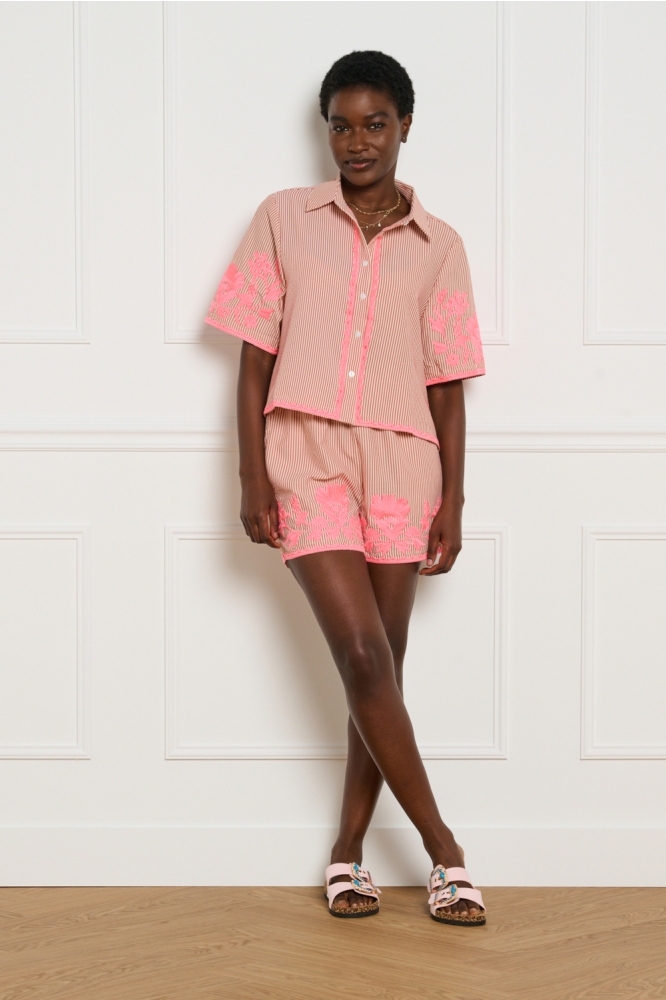 LolaLiza beige dames blouse | Model
