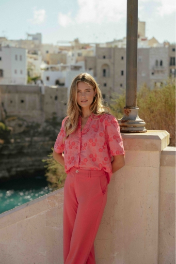 C&S The Label Blouse LOVELI BLOUSE 26ZFZC18 227 SUNKISSED CORAL