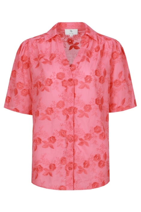 C&S The Label roze dames blouse | Vooraanzicht