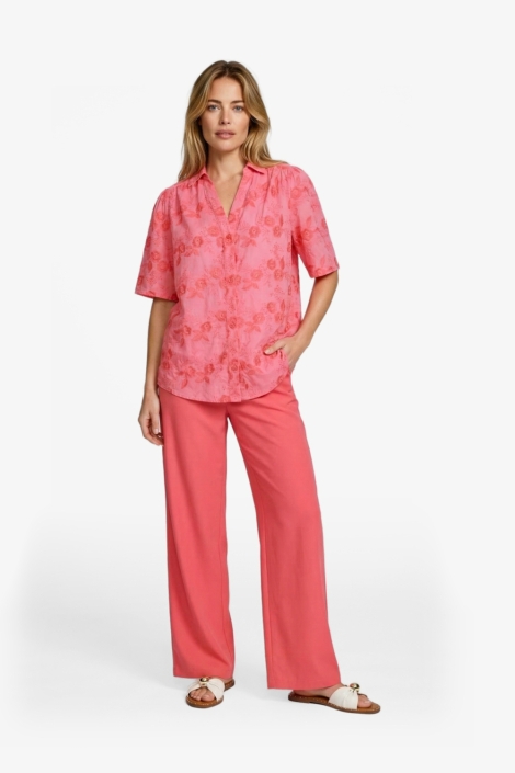 C&S The Label roze dames blouse | Model
