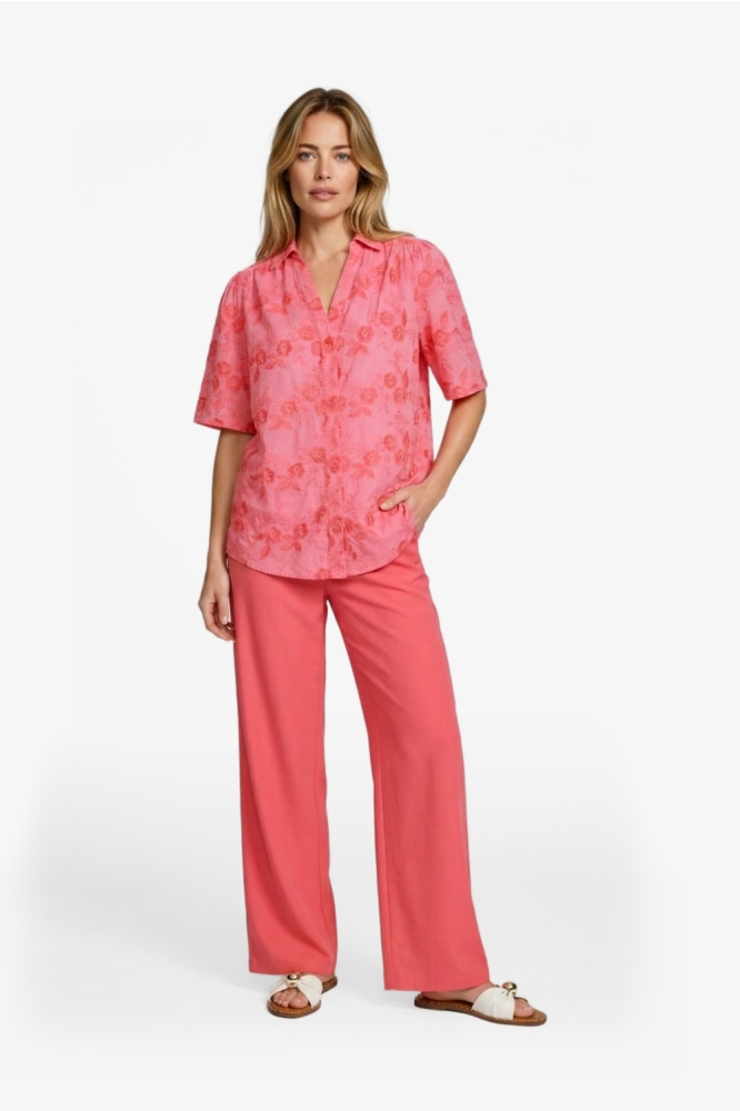 C&S The Label roze dames blouse | Model