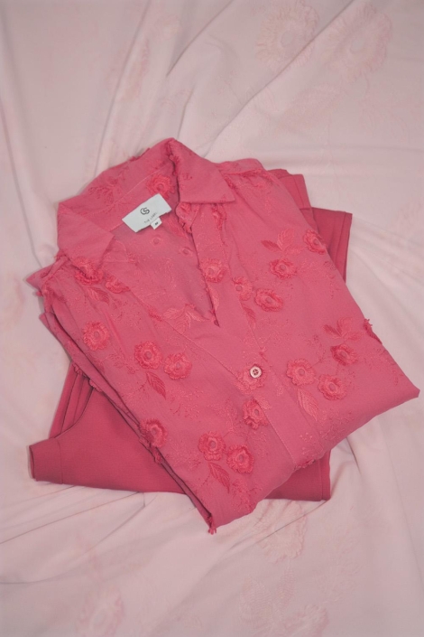 C&S The Label roze dames blouse | Unique Selling Point