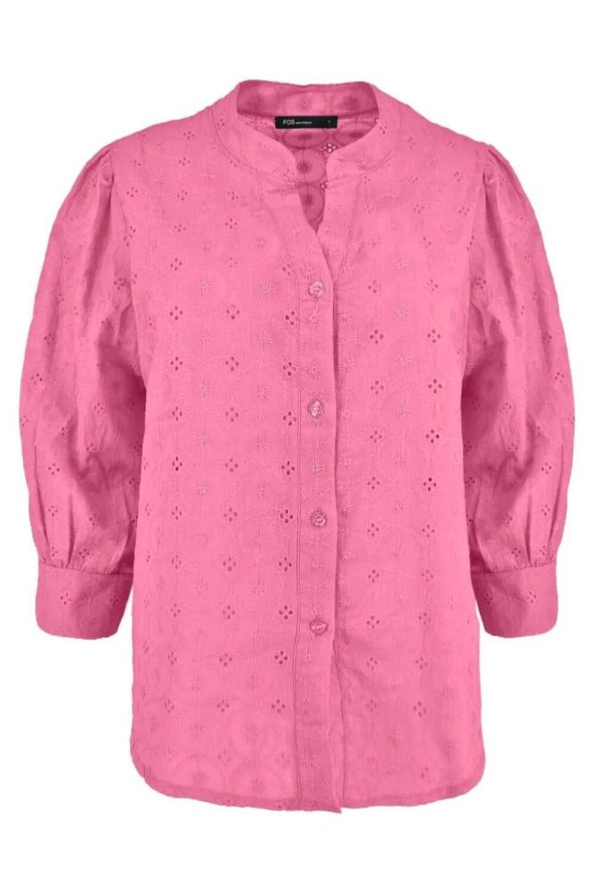FOS Amsterdam roze dames blouse | Vooraanzicht