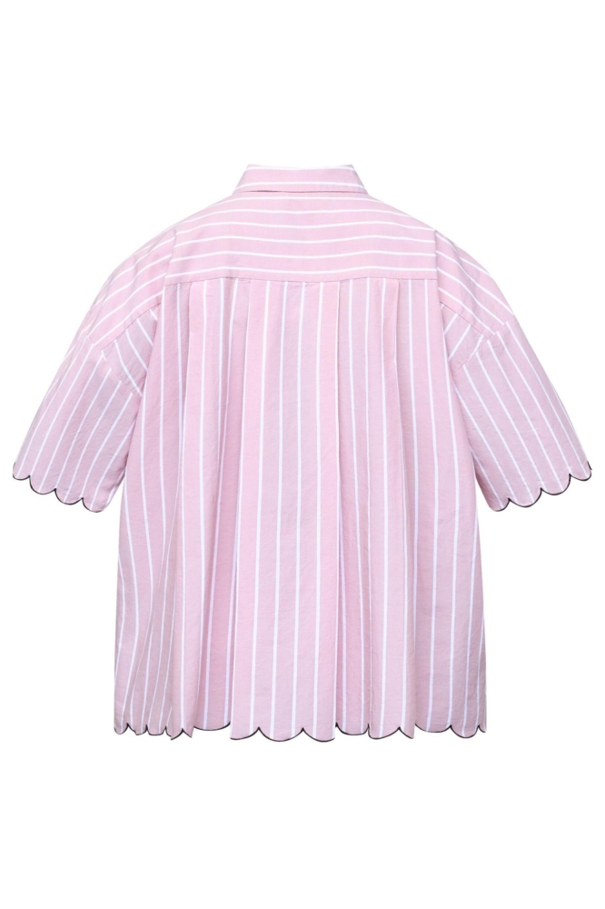 SisterS point roze dames blouse | Achteraanzicht