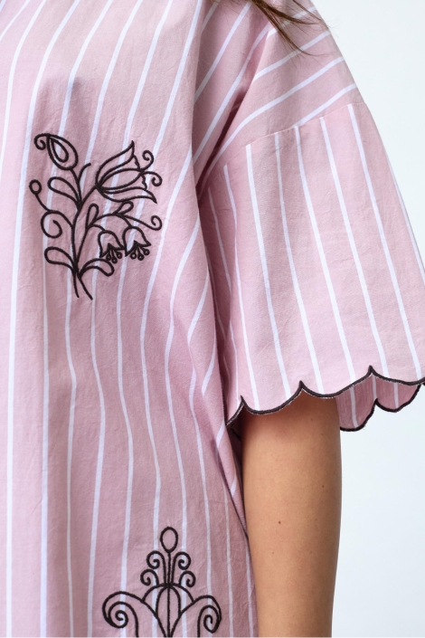 SisterS point roze dames blouse | Close up