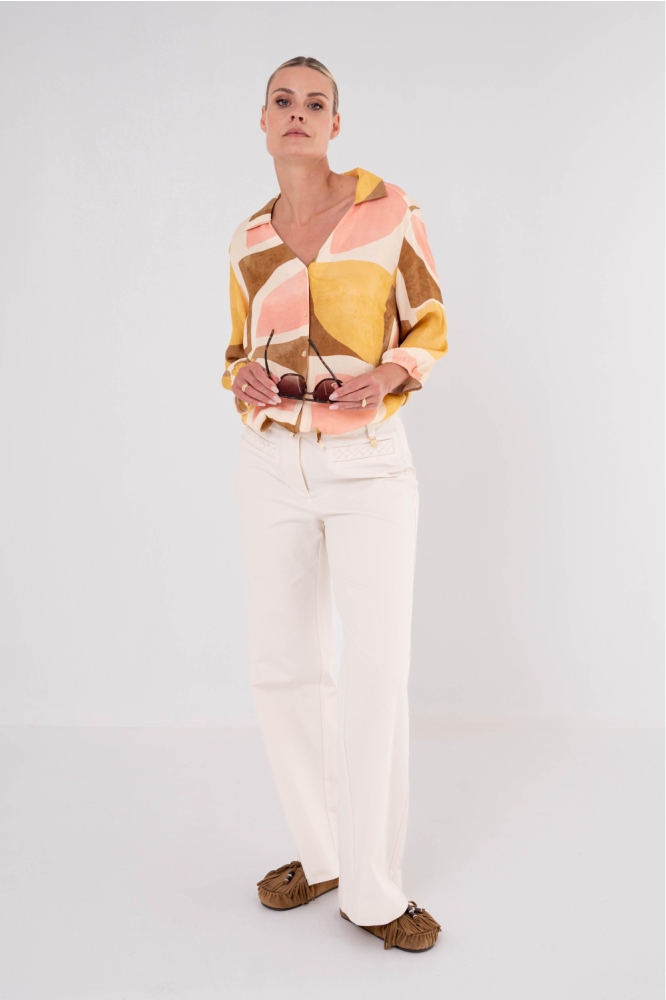 Maicazz multi color dames blouse | Model