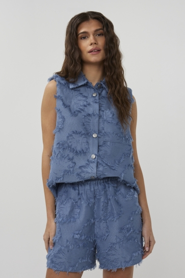 Studio Amaya Blouse STORM BLOUSE 262 ST14 BLUE