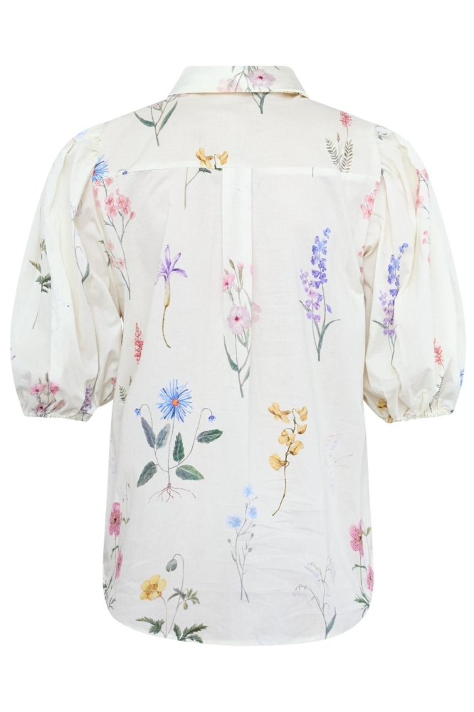 SisterS point beige dames blouse | Achteraanzicht