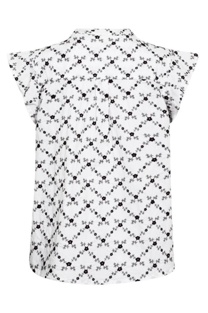 Freequent witte dames blouse | Achteraanzicht