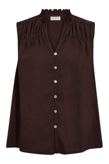 Freequent Blouse FQESALLY BLOUSE 204376 COFFEE BEAN