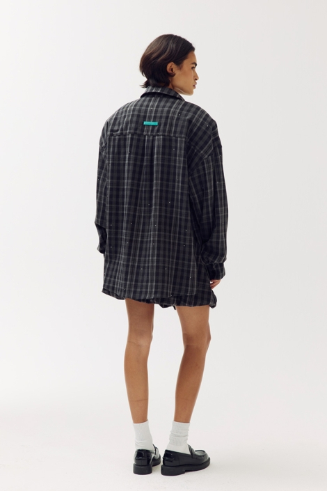 Harper & Yve grijze dames blouse | Model