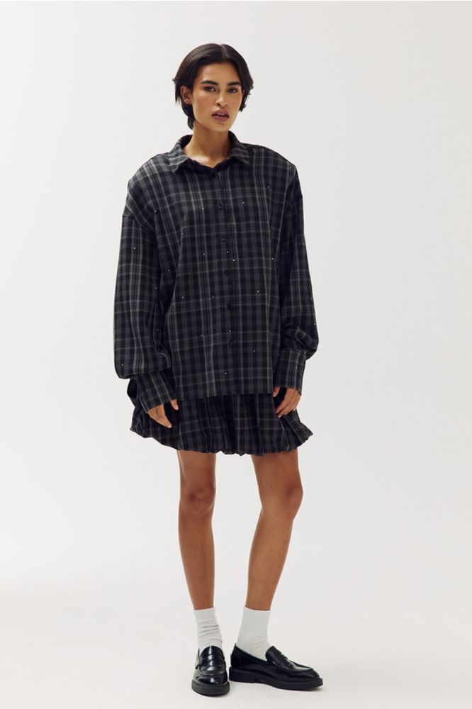 Harper & Yve grijze dames blouse | Model