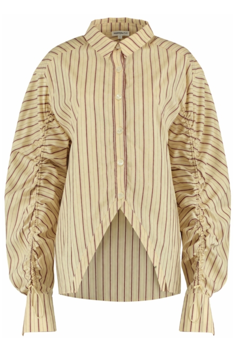 Harper & Yve gele dames blouse | Vooraanzicht