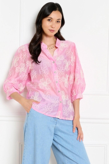LolaLiza Blouse C CHAFLOW 05703108 1477 PINK BUBBLEGUM