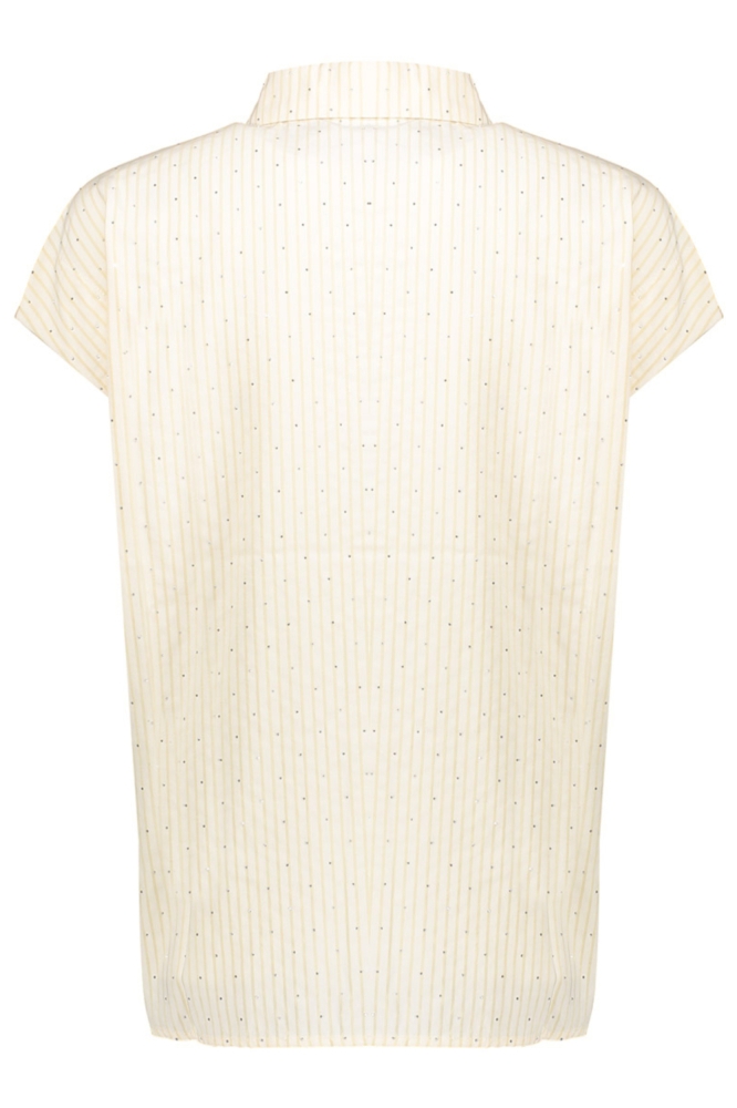 Geisha beige dames blouse | Achteraanzicht