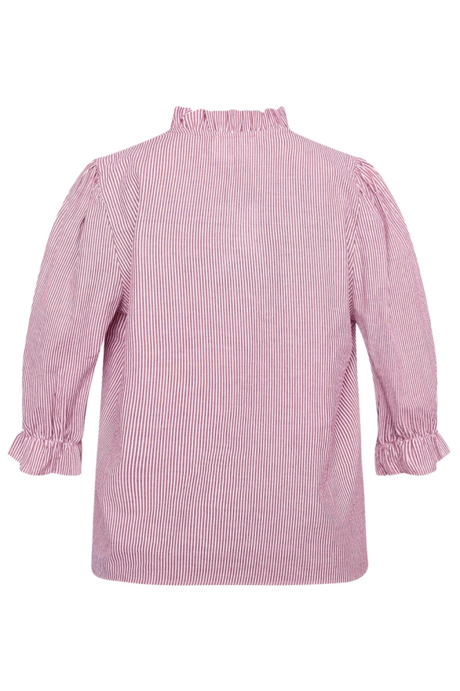 SisterS point rode dames blouse | Achteraanzicht