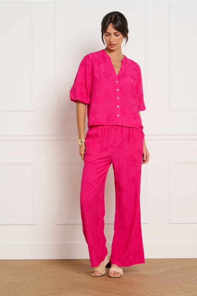 LolaLiza roze dames blouse | Model
