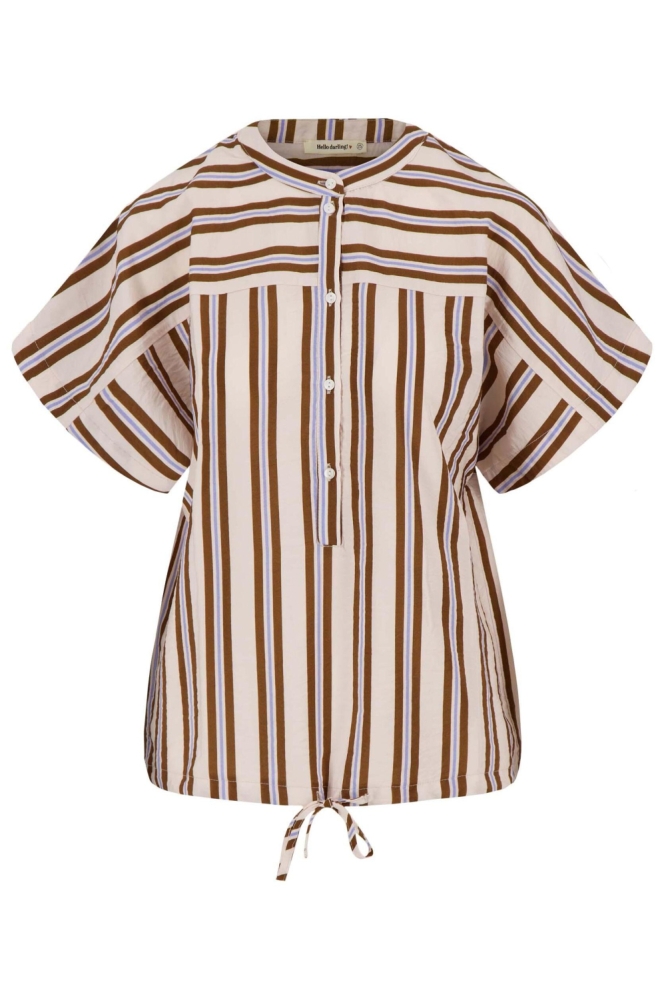 Zusss beige dames blouse | Vooraanzicht
