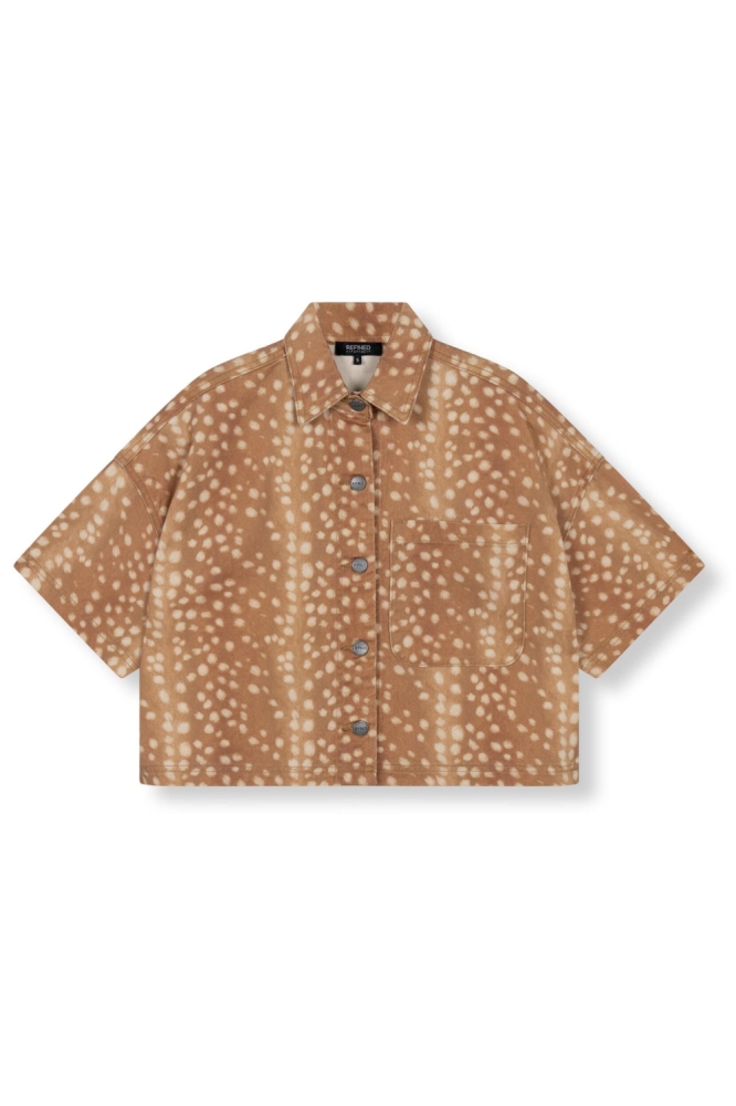 Refined Department camel dames jas | Vooraanzicht