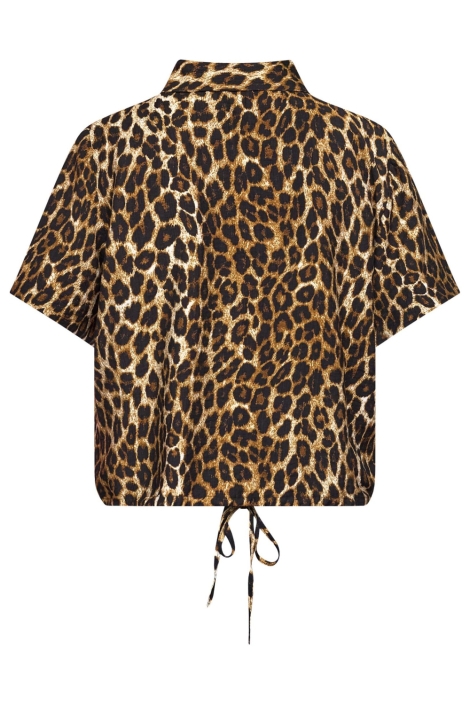 SisterS point camel dames blouse | Achteraanzicht