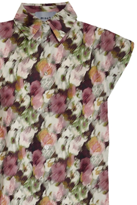 Minus multi color dames blouse | Close up