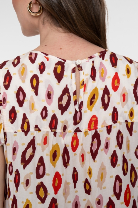 Geisha witte dames top | Close up