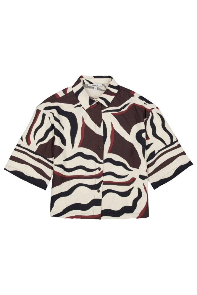 Garcia beige dames blouse | Vooraanzicht