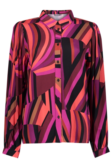 Geisha multi color dames blouse | Vooraanzicht